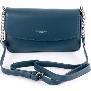Dámská malá crossbody kabelka David Jones CM6262A paví | KabelkyproVas.cz