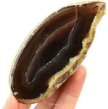 Přírodní kámen Přírodní achát geoda (236g)