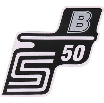 OEM Standard Samolepka S50 B stříbrná, Simson S50 41962