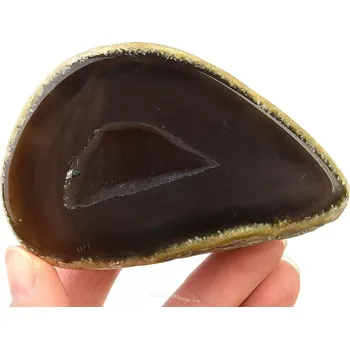 Přírodní kámen Přírodní achátová geoda s dutinou 229g