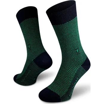 Pánské ponožky Northman Hamar Merino ponožky Velikost: 39-41 Tmavě zelené Společenské Merino Ponožky