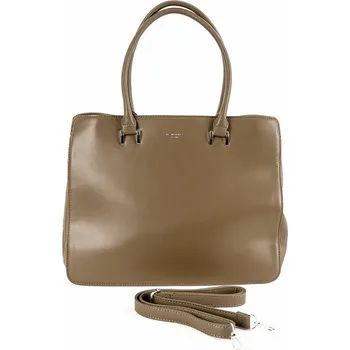 Kabelka Dámská velká kabelka do ruky David Jones CM6281 khaki | KabelkyproVas.cz