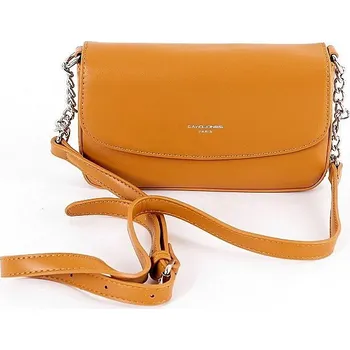 Dámská malá crossbody kabelka David Jones CM6262A karamelová | KabelkyproVas.cz