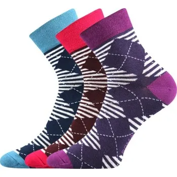 Dámské oblečení IVANA snížené dámské barevné ponožky Boma - MIX 45 39-42 mix barev