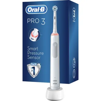 Elektrický zubní kartáček Oral-B PRO 3 3000 Sensitive Clean White