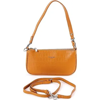 Kabelka Malá karamelová kabelka na rameno či crossbody David Jones CM6256A