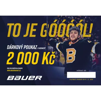 Bauer Dárkový poukaz 2000 Kč