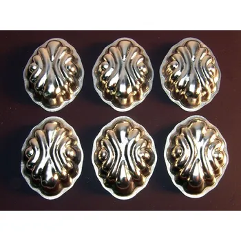 Formička Formičky na cukroví OŘECH ozdobný,50mm, sada 30ks ,pocín