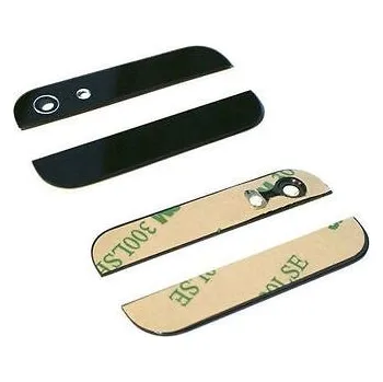 Náhradní kryt pro mobilní telefon Dekorační štítek pro Apple iPhone 5S/SE černý