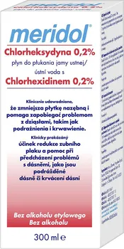 Ústní voda Meridol Ústní voda s chlorhexidinem 02 % 300 ml