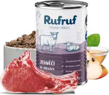 Krmivo pro psa Rufruf Farmářské jehněčí na jablkách 400 g