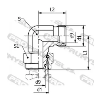 Příslušenství ke kompresoru Spojka LSSO2 12L M18x1,5/M18x1,5 v.z. O-kr.