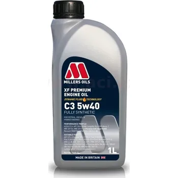 Auto-moto MILLERS OILS XF PREMIUM C3 5W40, PLNĚ SYNTETICKÝ, 1 L