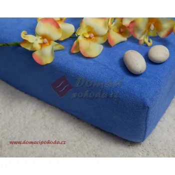 Prostěradlo Smolka | Prostěradlo froté 180x200 - středně modré