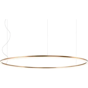 Redo 01-1719-TRIAC Orbit direct, závěsné kruhové svítidlo, 110W LED 3000K stmívatelné TRIAC, bronz, prům. 150cm
