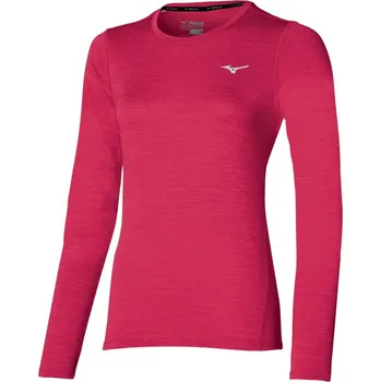 Dámské tričko Triko MIZUNO Women Impulse Core LS Barva: Rose Red, Velikost: XL