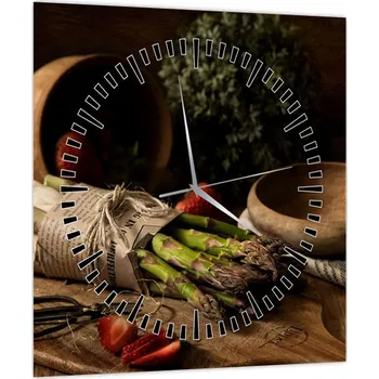 Obraz LuxusniObrazy.cz Obraz chřestu na stole (s hodinami)