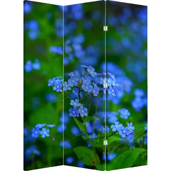 Paraván LuxusniObrazy.cz Paraván - Modré květiny