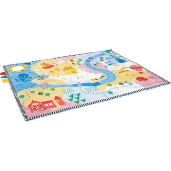 Hrací deka BABY EINSTEIN Podložka na hraní extra velká 147x104 cm Sea & City, 0m +