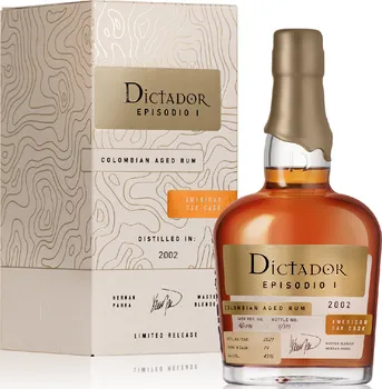 Rum Dictador Episodio I American Oak Cask 20 y.o. 41 % 0,7 l dárková kazeta