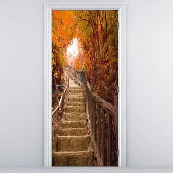 Fototapeta LuxusniObrazy.cz Fototapeta na dveře - Schody v přírodě