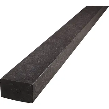 Příslušenství pro plot Plastové plotovky Transform rovné 50x30x2000, hnědé - recyklát - plastová plotovka - rovná - recyklát