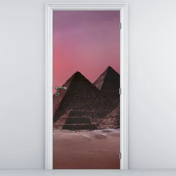 Fototapeta LuxusniObrazy.cz Fototapeta na dveře - Pyramidy v Gize