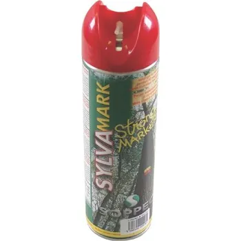 Barva ve spreji SOPPEC STRONG MARKER červený 500 ml lesnický značkovací sprej