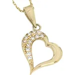 Zlatnictví U Kostela Zlatý přívěsek srdíčko 2090 564727136