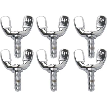 Latin Percussion Hardware příslušenství & Náhradní díly Křídlový šroub 5/16" x 22 mmChrom, 6 kusů LP375B 18640