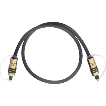 Video redukce Oehlbach 6080 Toslink digitální audio kabel [1x Toslink zástrčka (ODT) - 1x Toslink zástrčka (ODT)] 0.50 m šedá pozlacené kontakty