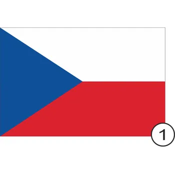 Vlajka Autovlajka #jízda - Česko (bez držáku) 59932