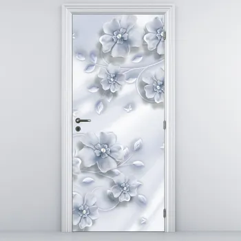 Fototapeta LuxusniObrazy.cz Fototapeta na dveře - Květinový design