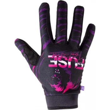 Cyklistické rukavice Dlouhoprsté rukavice Fuse CHROMA YOUTH NIGHT PANTHER černá YM