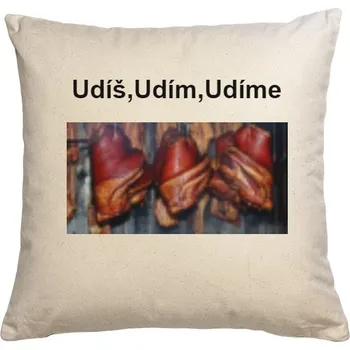 Polštář Polštář bavlněný s potiskem uzení