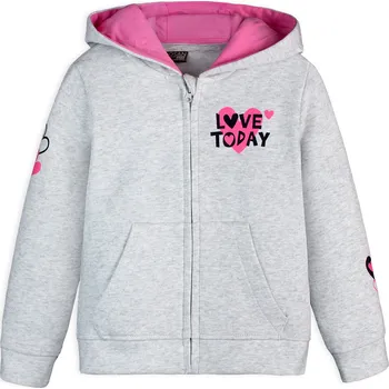 Dívčí mikina Dívčí mikina LOSAN LOVE TODAY šedá Velikost: 92