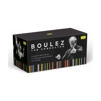 Zahraniční hudba 84CD/Box Set/4Blu-ray Pierre Boulez: The Conductor: Complete Recordings On Deutsche Grammophon And Decca LTD 2022 Limited Edition