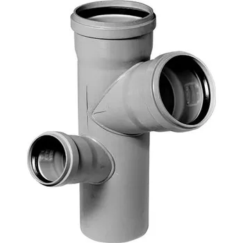 Kanalizační potrubí odbočka HTEP DN 110 / 110 / 70 / 87° Levá paneláková