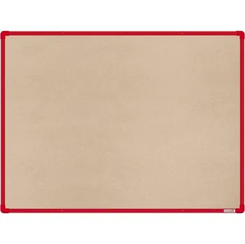 Kancelářský nábytek Textilní nástěnka 120x90 (AL rám červený)