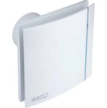 Domácí ventilátor axiální ventilátor SILENT 100 DESIGN CZ bílý bez doběhu