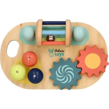 Activity board Adam Toys Edukační dřevěná tabulka Activity
