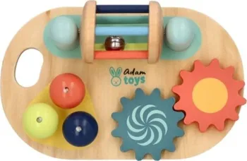 Dřevěná hračka Adam Toys Edukační dřevěná tabulka Activity