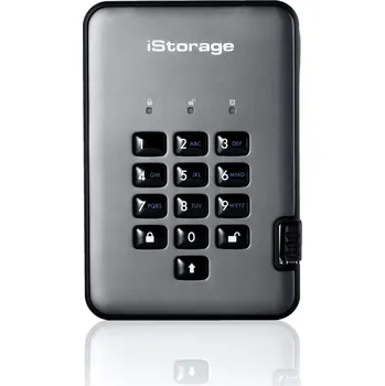 Externí pevný disk iStorage diskAshur Pro2 2 TB grafitový (IS-DAP2-256-2000-C-G)