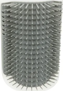 Trixie Masážní kartáč k upevnění na roh 8 x 13 cm šedý