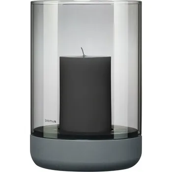 Svícen Svícen Blomus CALMA V.15cm šedý