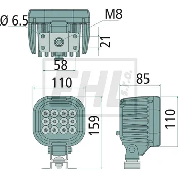 Svítilna Pracovní světlo LED 5000 lm 707995000