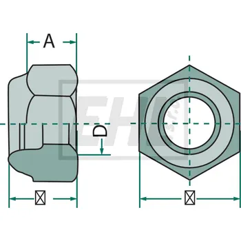 Matice Uzavírací matice 487985038