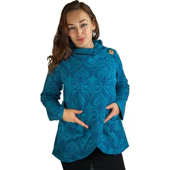 Dámský kabát Kabátek Kalavati Blue M