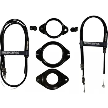 Brzda na kolo BMX twister sada Thebikebros černá