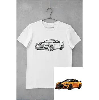 Dívčí tričko Dětské tričko vymaluj si Auto Velikost: 158